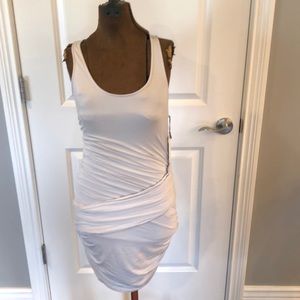 Velvet light grey body-con dress size Medium